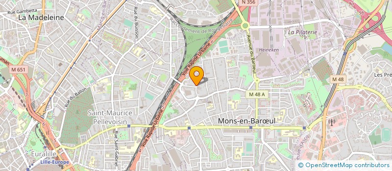 localisation de l'entreprise DANSE CREATION IMAGINATION  MONS-EN-BARUL