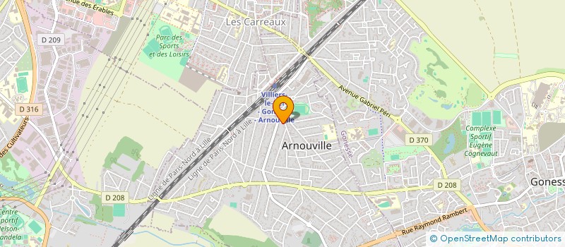 localisation de l'entreprise DANSE DES PLATS  ARNOUVILLE