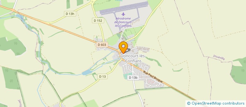 localisation de l'entreprise DANSE DON'COURTOISE  DONCOURT-LES-CONFLANS