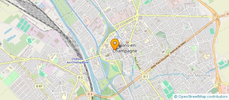 localisation de l'entreprise DANSE EN CORPS  CHALONS-EN-CHAMPAGNE