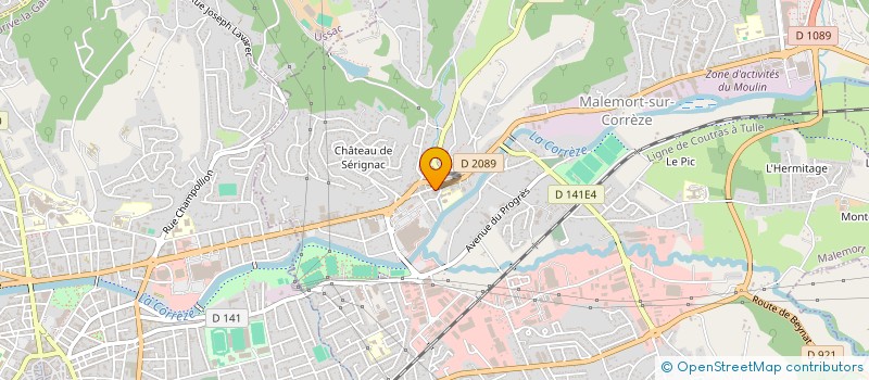 localisation de l'entreprise DANSE EN PARTANCE  MALEMORT