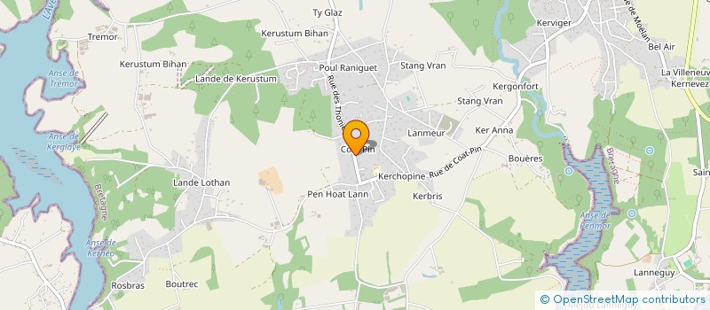 localisation de l'entreprise DANSE...ET  RIEC-SUR-BELON