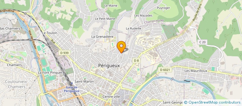 localisation de l'entreprise DANSE ET BIEN ETRE à PERIGUEUX