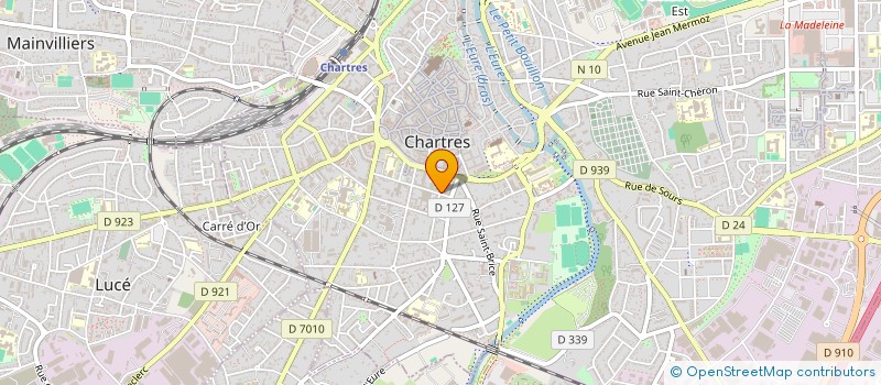 localisation de l'entreprise DANSE ET CIE - VOL D'AIGRETTES à CHARTRES