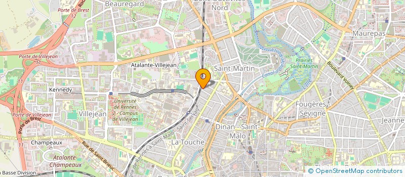 localisation de l'entreprise DANSE ET COMPAGNIE à RENNES