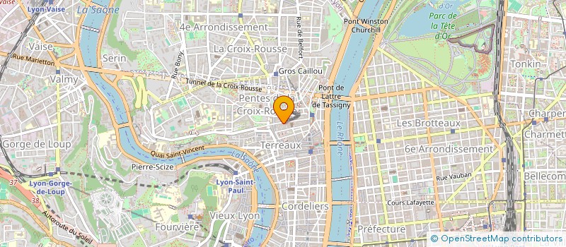 localisation de l'entreprise DANSE ET EXPRESSIONS à LYON