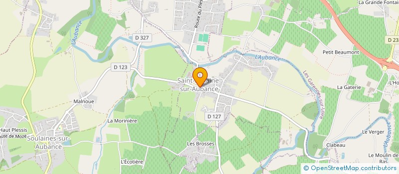 localisation de l'entreprise DANSE ET MOI  SAINT-MELAINE-SUR-AUBANCE