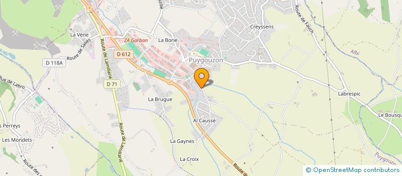 localisation de l'entreprise DANSE ET PATRIMOINE  PUYGOUZON