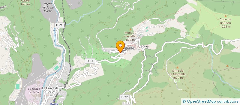 localisation de l'entreprise DANSE ET RECHERCHE  L'ESCARENE