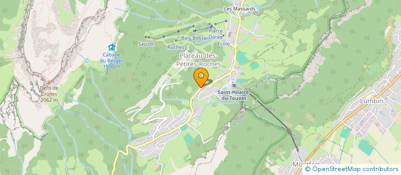 localisation de l'entreprise DANSE ET REVE  PLATEAU-DES-PETITES-ROCHES