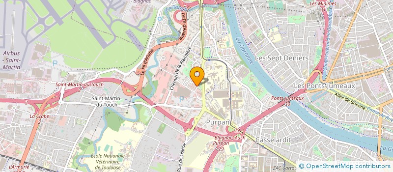 localisation de l'entreprise DANSE ET RYTHMIQUE à TOULOUSE