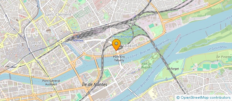 localisation de l'entreprise DANSE ET VIS à NANTES