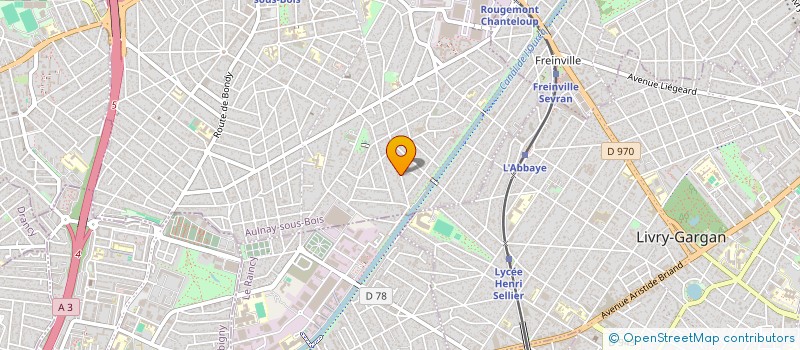 localisation de l'entreprise DANSE EVASION à AULNAY-SOUS-BOIS