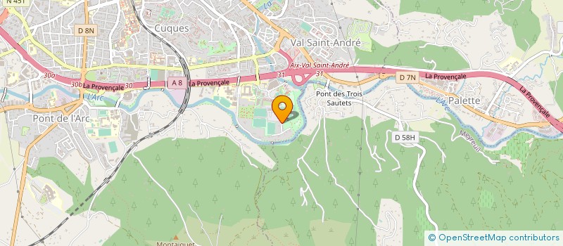 localisation de l'entreprise DANSE HARMONIE à AIX EN PROVENCE