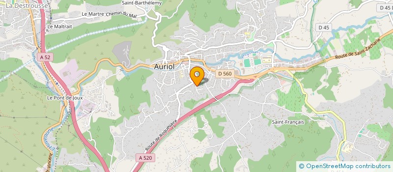 localisation de l'entreprise DANSE IMMOBILIER  AURIOL