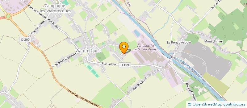 localisation de l'entreprise DANSE MODERNE AIROISE à AIRE-SUR-LA-LYS