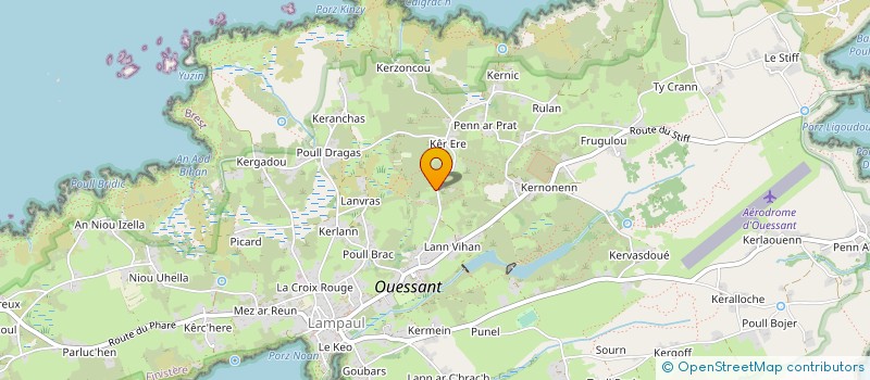 localisation de l'entreprise DANSE OUESSANTINE  OUESSANT