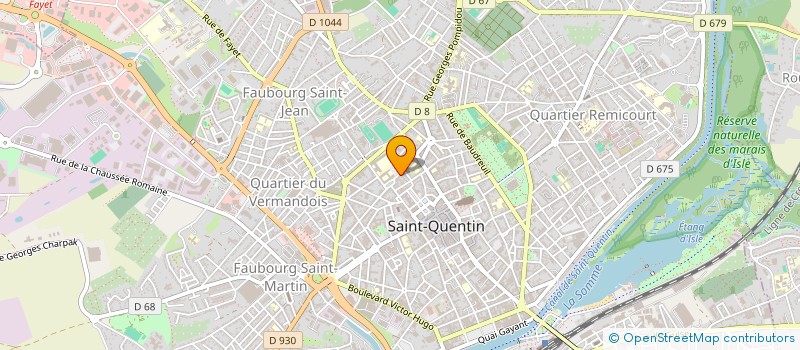 localisation de l'entreprise DANSE PASSION à SAINT-QUENTIN