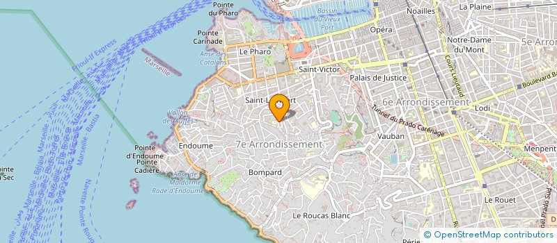 localisation de l'entreprise DANSE POUR LA VIE à MARSEILLE