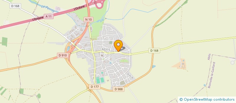 localisation de l'entreprise DANSE & SPECTACLE  ABLIS