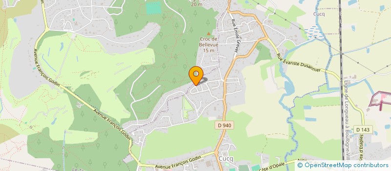 localisation de l'entreprise DANSE SUR 3 PIEDS  CUCQ