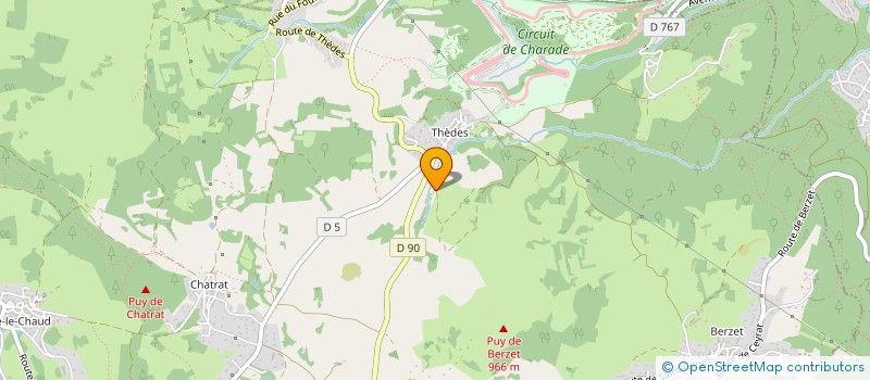 localisation de l'entreprise DANSE TA JOIE  SAINT-GENES-CHAMPANELLE