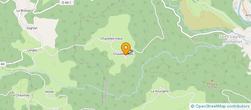 localisation de l'entreprise DANSE TES MATHS  SOLORE-EN-FOREZ