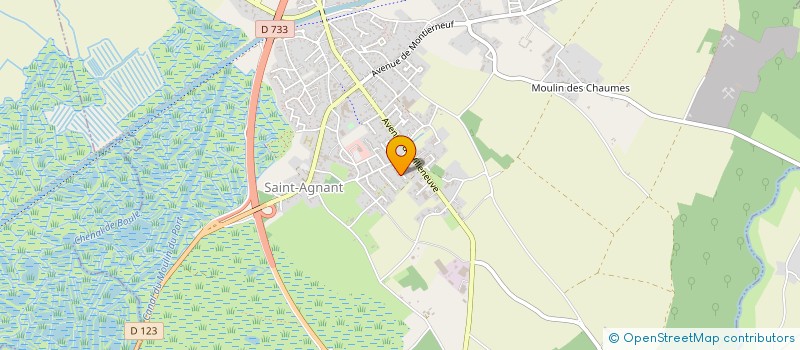 localisation de l'entreprise DANSE TWIRL SAINT AGNANT  SAINT-AGNANT