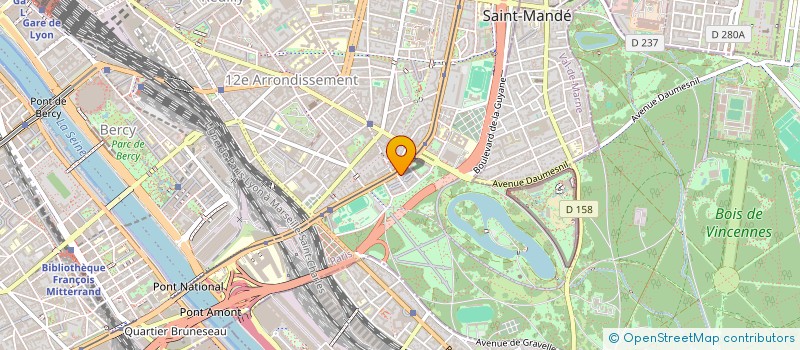 localisation de l'entreprise DANSE  UN PAS A DEUX  PARIS