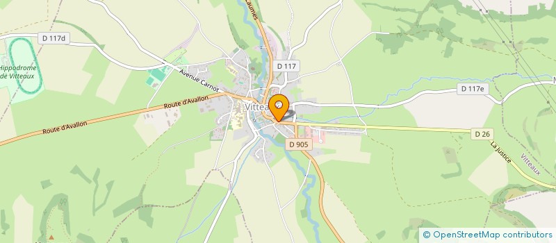 localisation de l'entreprise DANSE WITH ME  VITTEAUX