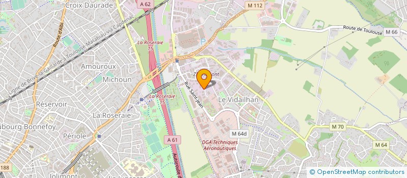 localisation de l'entreprise DANSE2DANCE  BALMA