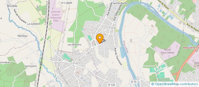 localisation de l'entreprise DANSEDELAM à FLEAC