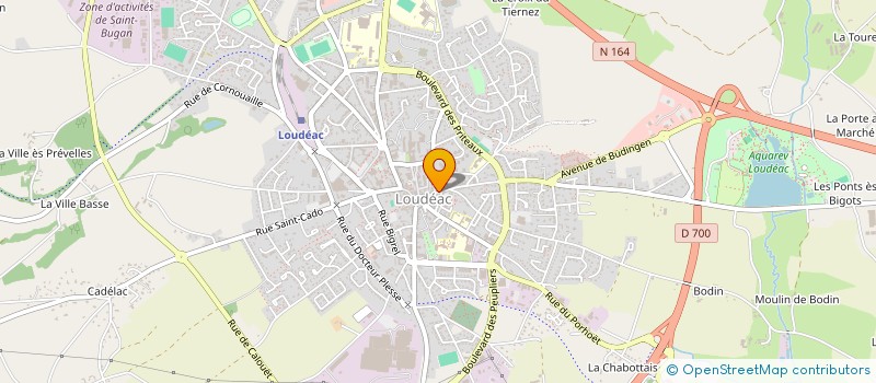 localisation de l'entreprise DANSENCORPS à LOUDEAC