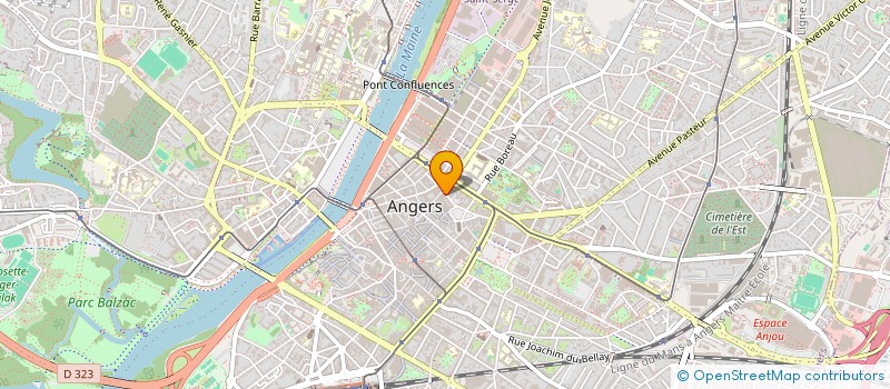 localisation de l'entreprise DANSENSEMBLE à ANGERS