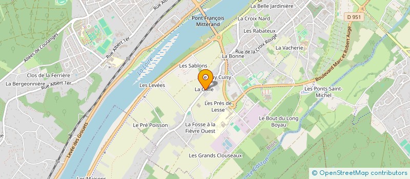 localisation de l'entreprise DANSER A BLOIS  BLOIS