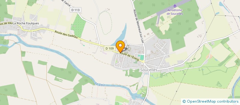 localisation de l'entreprise DANSER A SOUCELLES  RIVES-DU-LOIR-EN-ANJOU