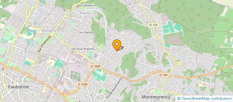 localisation de l'entreprise DANSER AVEC ALEXIS RENAUD  SOISY-SOUS-MONTMORENCY