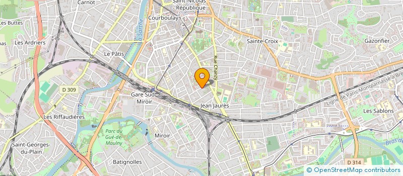 localisation de l'entreprise DANSER SAVOURER  LE MANS