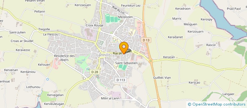 localisation de l'entreprise DANSERIEN AN ABERIOU à LANNILIS