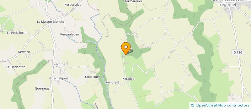 localisation de l'entreprise DANSERIEN AR VRO POURLET  LE CROISTY