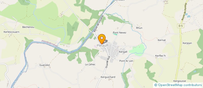 localisation de l'entreprise DANSERIEN BRO AN DORE  PLOUGUERNEVEL