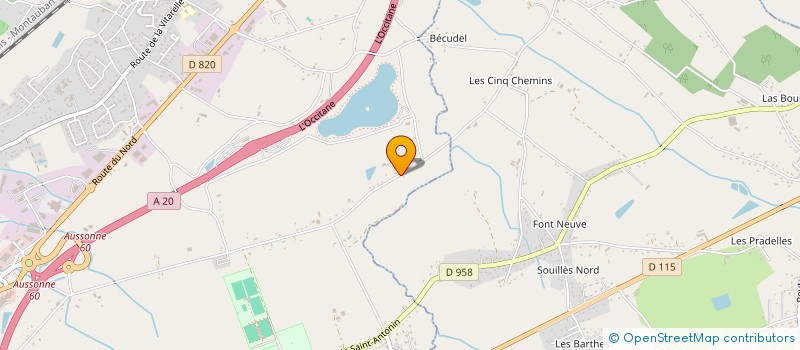 localisation de l'entreprise DANSES A 2  MONTAUBAN