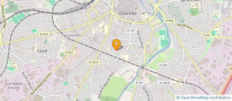 localisation de l'entreprise DANSES AUX COMTESSES à CHARTRES