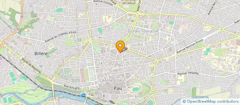 localisation de l'entreprise DANSES DANS LA PAU à PAU