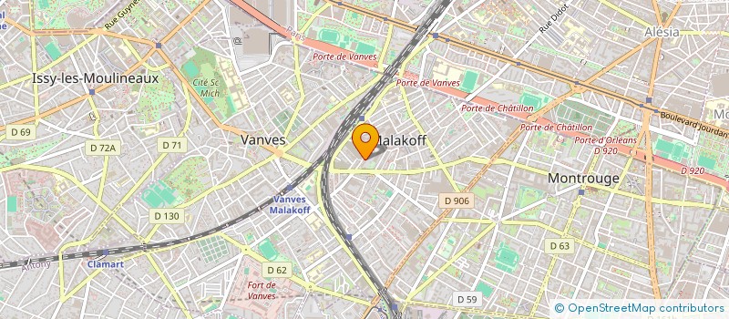 localisation de l'entreprise DANSES DU MONDE à MALAKOFF