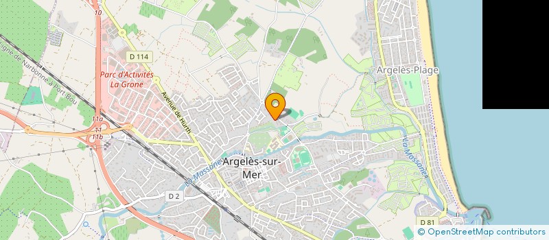 localisation de l'entreprise DANSES ET CHANTS D'ARGELES  ARGELES-SUR-MER