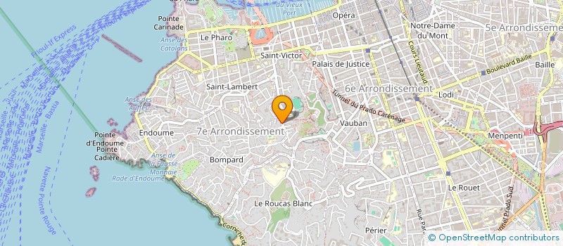 localisation de l'entreprise DANSES ET HORIZONS ENTRE ORIENT ET OCCIDENT à MARSEILLE