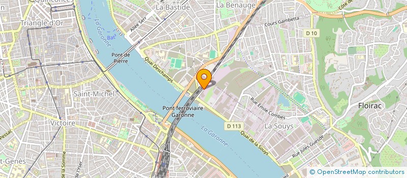 localisation de l'entreprise DANSES INITIATIVES ARTISTIQUES à BORDEAUX