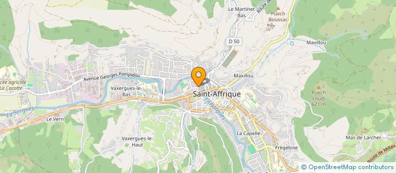 localisation de l'entreprise DANSES JOYEUSES KHAITA  SAINT-AFFRIQUE