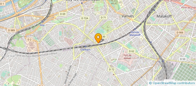 localisation de l'entreprise DANSES LIBRES à VANVES